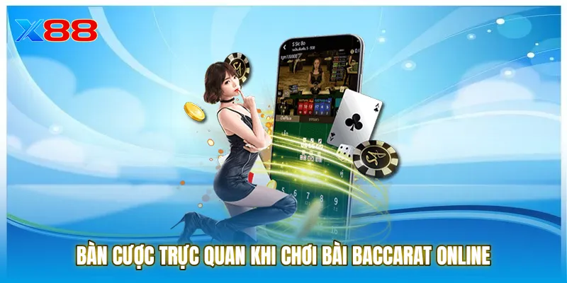 Bàn cược trực quan giúp việc Chơi bài baccarat online trở nên dễ dàng