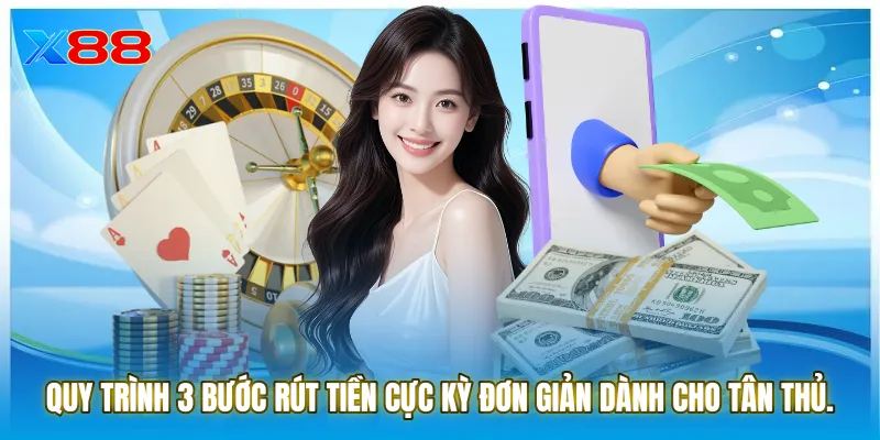 Quy trình 3 bước rút tiền cực kỳ đơn giản dành cho tân thủ